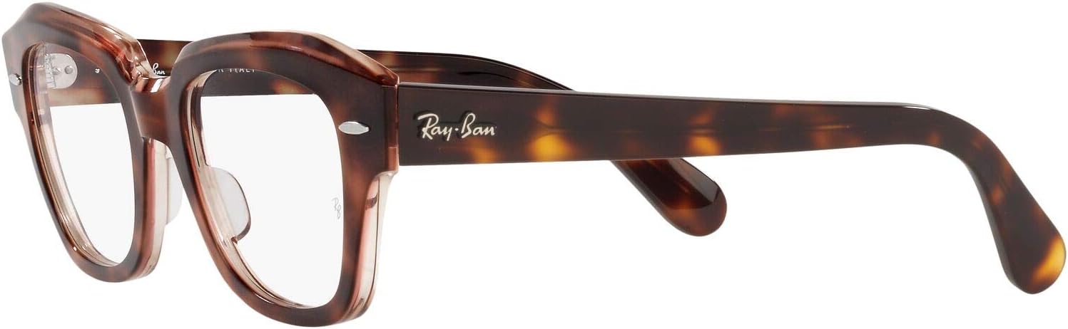 Ray Ban Rx5486 State Street Cat Eye Prescription Eyeglass Frames Havana