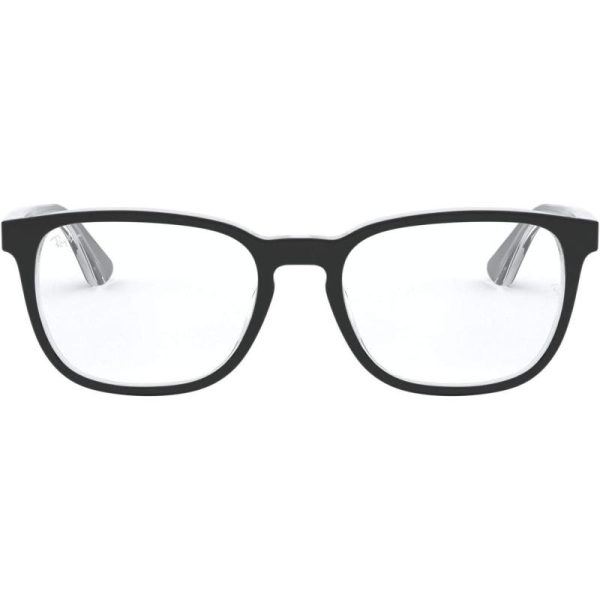 Ray-Ban Kids’ Ry1592 Square Prescription Eyeglass Frames(Black on ...